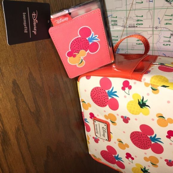Loungefly mini backpack and cardholder